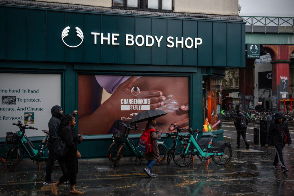 The Body Shop is facing questions after falling into administration. (Photo by Carl Court/Getty Images)