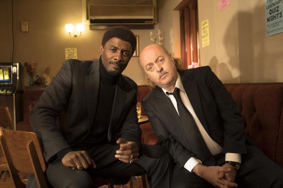 New comedy: Idris Elba and Bill Bailey star in the new sitcom (Sky)