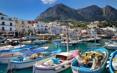 Capri is visited by around two million tourists a year - Credit: Cornelia Doerr