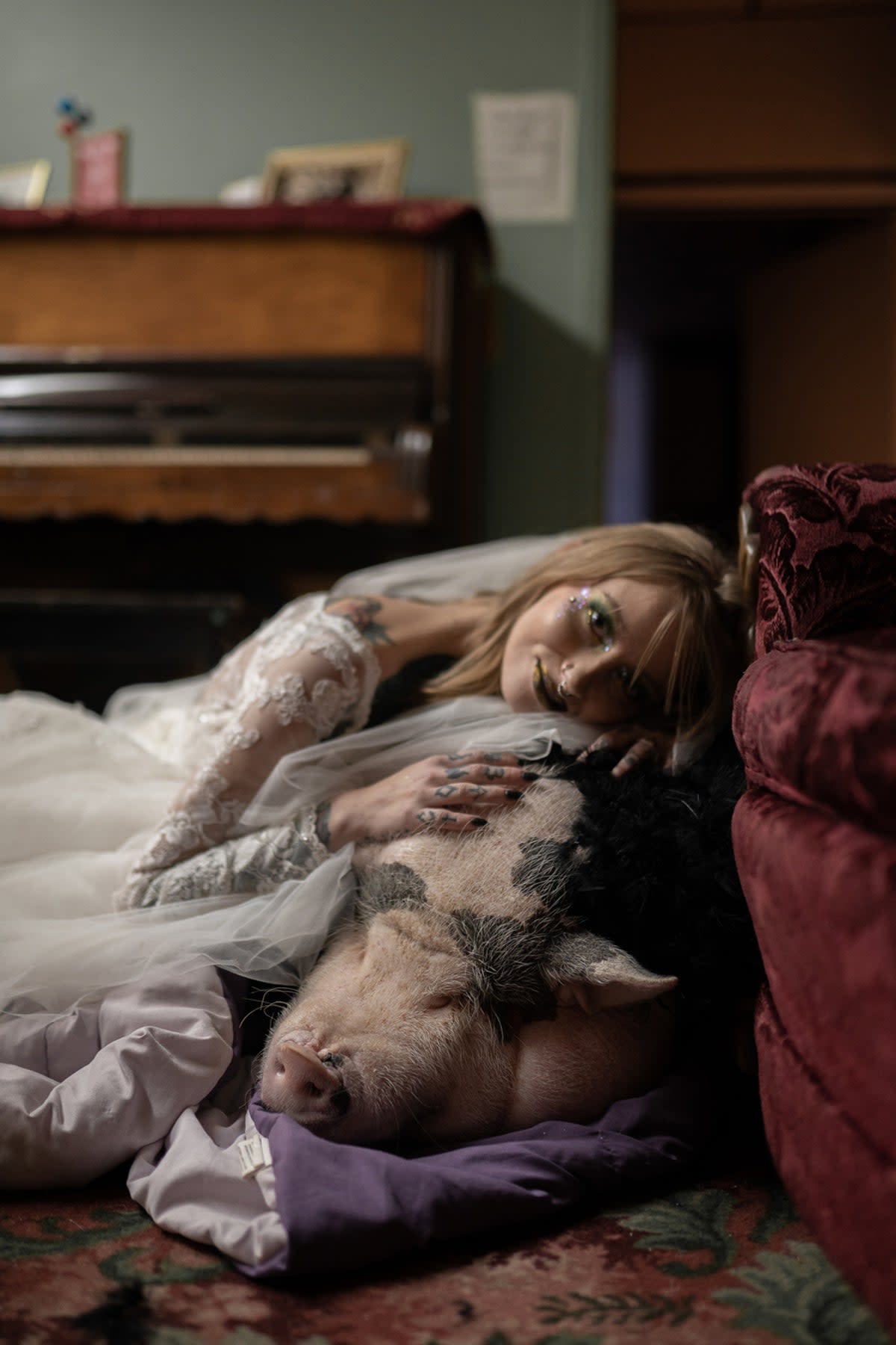 Alexandrea on her wedding day (@KallaRambergPhotography/PA Real Life)