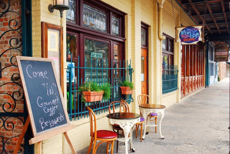 <p>Rivaling St. Augustine for the title of America's first European settlement (though St. Augustine is said to be the oldest <em>continuously occupied</em> city), Pensacola is teeming with Spanish-influenced architecture and restaurants. History buffs will want to stop by <a href="https://www.nps.gov/nr/travel/american_latino_heritage/Plaza_Ferdinand_VII.html" rel="nofollow noopener" target="_blank" data-ylk="slk:National Historic Landmark Plaza Ferdinand VII;elm:context_link;itc:0;sec:content-canvas" class="link ">National Historic Landmark Plaza Ferdinand VII</a> to see the precise spot where Florida was transferred from Spain to the U.S. in 1821.</p><p><a class="link " href="https://go.redirectingat.com?id=74968X1596630&url=https%3A%2F%2Fwww.tripadvisor.com%2FTourism-g34550-Pensacola_Florida-Vacations.html&sref=https%3A%2F%2Fwww.housebeautiful.com%2Flifestyle%2Fg43439546%2Ftop-small-towns-in-florida%2F" rel="nofollow noopener" target="_blank" data-ylk="slk:Shop Now;elm:context_link;itc:0;sec:content-canvas">Shop Now</a></p>