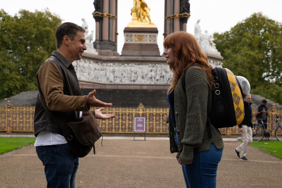 Sam Rockwell and Bryce Dallas Howard in 