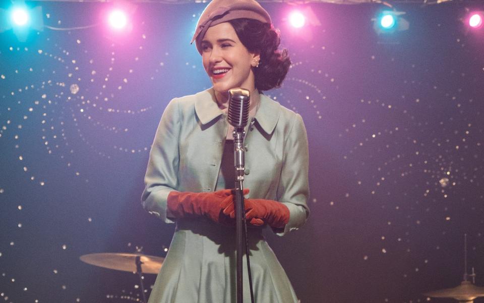 'A non-Jew adrift in Jew World': Rachel Brosnahan as The Marvelous Maisel - Amazon