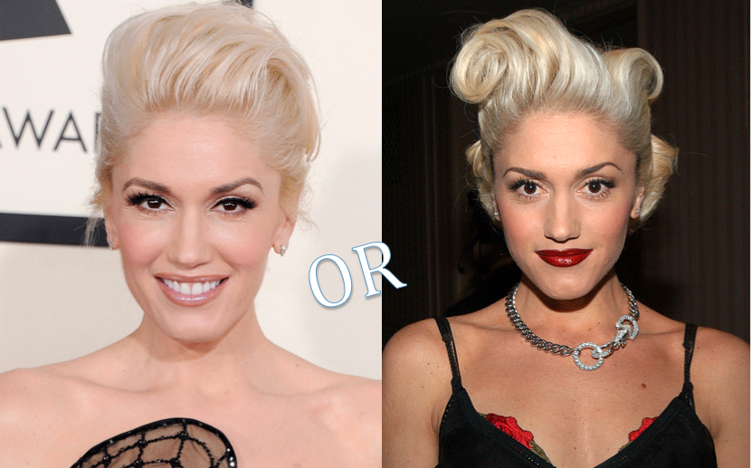 With her signature blonde hair and modern take on Old Hollywood glam, can you guess who is the younger Gwen?