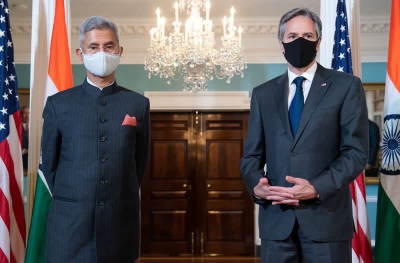 U.S. Secretary of State Blinken meets with India's External Affairs Minister Jaishankar