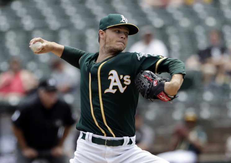 The A's have reportedly traded pitcher Sonny Gray to the Yankees. (AP)