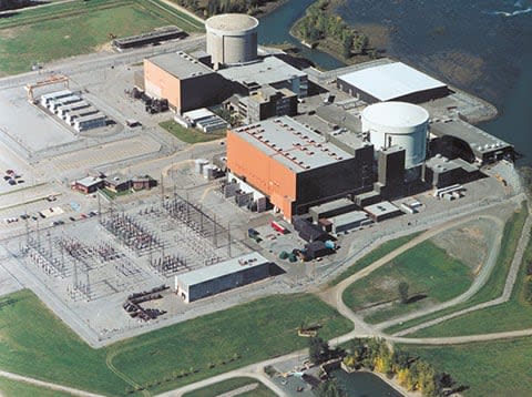 Gentilly-2, Quebec's only nuclear power plant, located near Trois-Rivières, was shut down in 2012.  (Hydro-Québec - image credit)