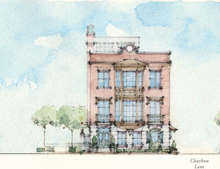 A conceptual view from Barnard Street of the proposed house at 336 Barnard Street.