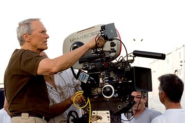 Clint Eastwood directs Warner Bros. Million Dollar Baby - 2004