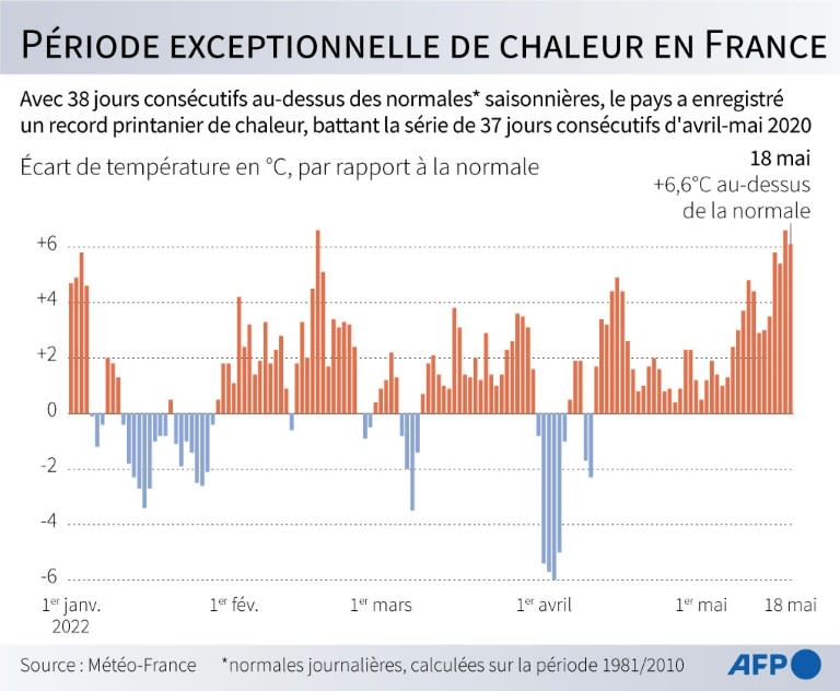 Période exceptionnelle de chaleur en France (AFP - Cléa PÉCULIER)