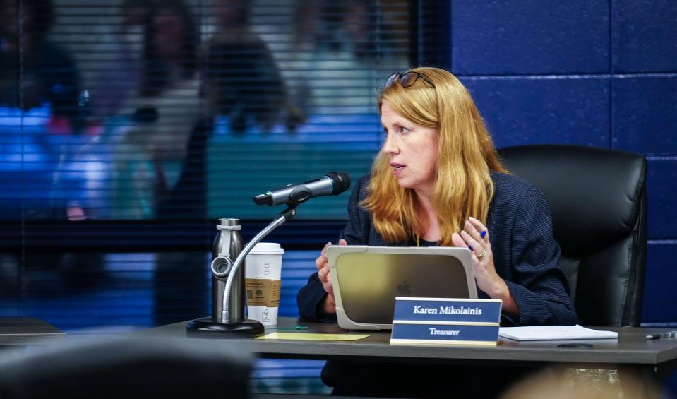 Whitnall School Board member Karen Mikolainis proposed the board consider a model policy from the Wisconsin Institute for Law & Liberty that would require permission from students' guardians to use students' chosen names and pronouns if they differed from their "biological sex."