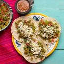 <p>If you’re looking for a vegetarian taco, you’ll love nopales! It’s the edible, paddle-shaped part of the cactus. Just be sure all those prickly spines are removed before cooking!</p><p><a class="link " href="https://go.redirectingat.com?id=74968X1596630&url=https%3A%2F%2Fwww.walmart.com%2Fsearch%2F%3Fquery%3Dpioneer%2Bwoman%2Bserving%2Bplates&sref=https%3A%2F%2Fwww.thepioneerwoman.com%2Ffood-cooking%2Fmeals-menus%2Fg36008054%2Ftypes-of-tacos%2F" rel="nofollow noopener" target="_blank" data-ylk="slk:SHOP SERVING PLATES;elm:context_link;itc:0;sec:content-canvas">SHOP SERVING PLATES</a></p>