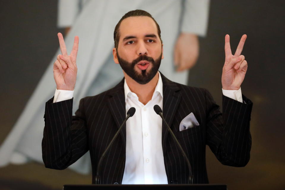 President Nayib Bukele has made bitcoin a legal tender in El Salvador. Photo: Jose Cabezas/Reuters