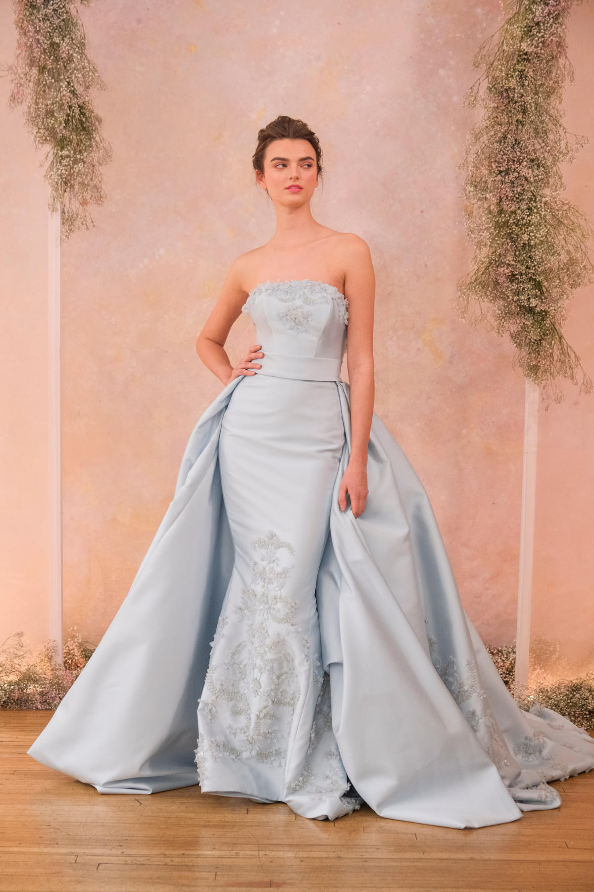 Spring 2025 Bridal Trend Dresses With Color