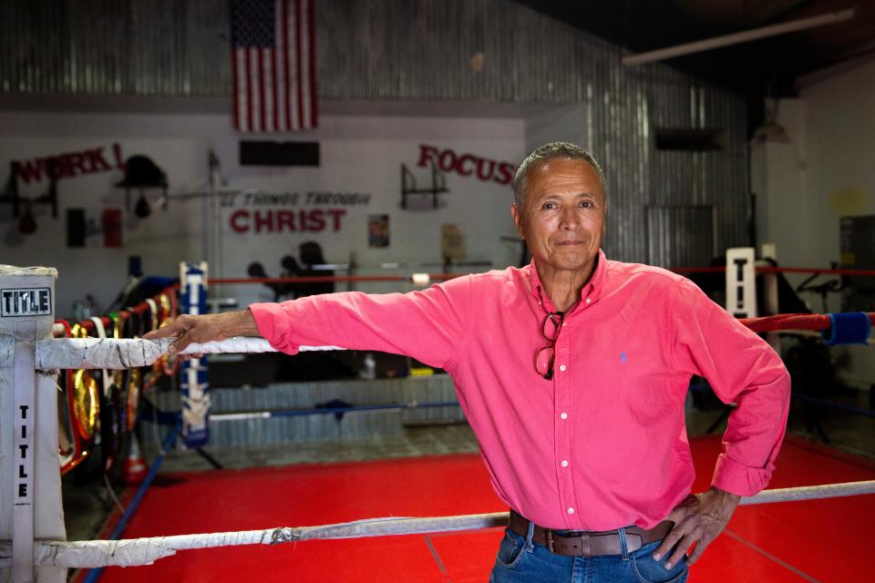 Mike Tellez poses for a photo on Wednesday, Sept. 20, 2023, at the Dream Center. Tellez is one of seven candidates running for mayor of Las Cruces.