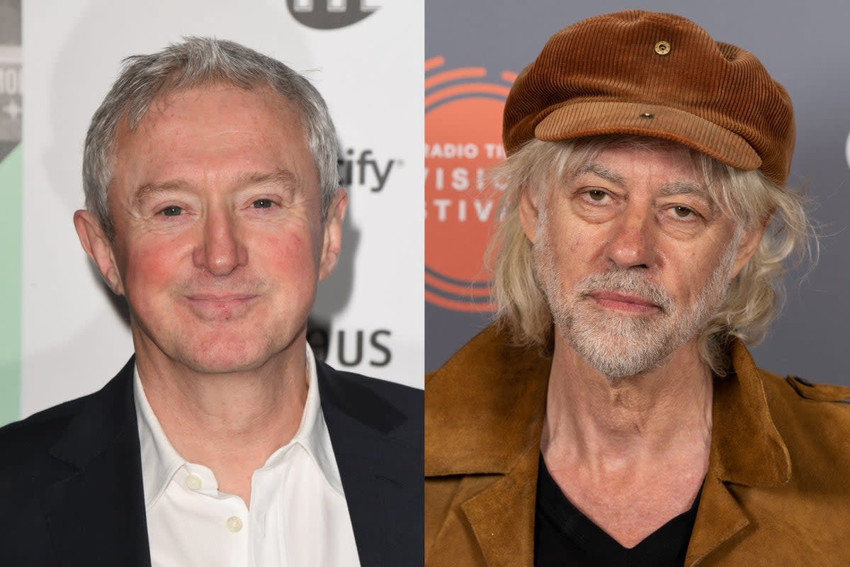 Louis Walsh and Bob Geldof (Getty)