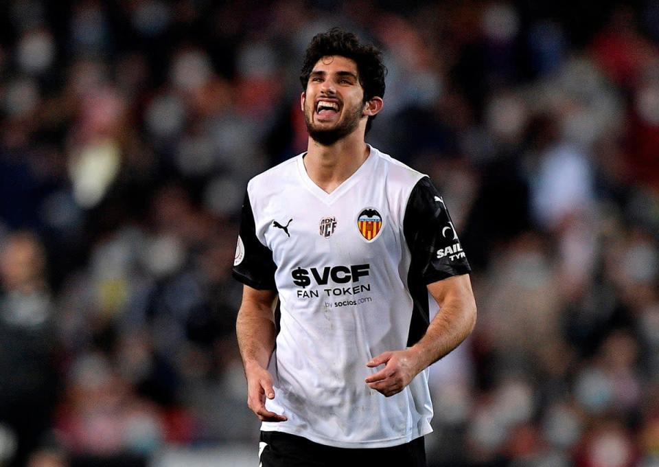 Guedes, a Portugal international, scored 13 times in his best LaLiga campaign last season (REUTERS)