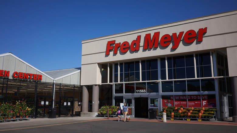 Fred Meyer grocery store entrance