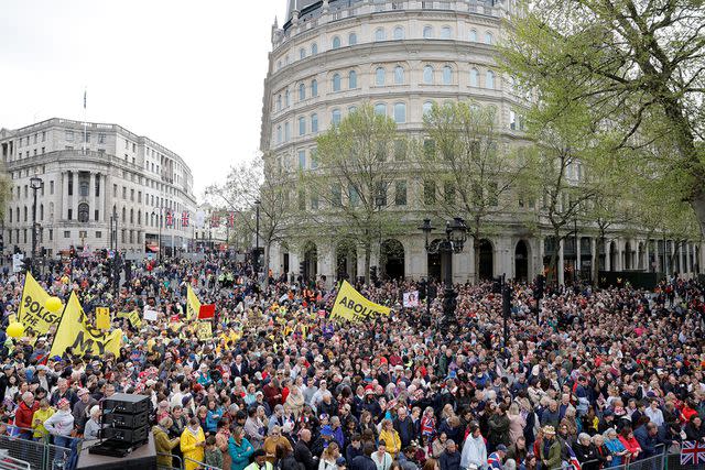 Piroschka van de Wouw - WPA Pool/Getty Republic protested in London on King Charles' May 6 coronation day