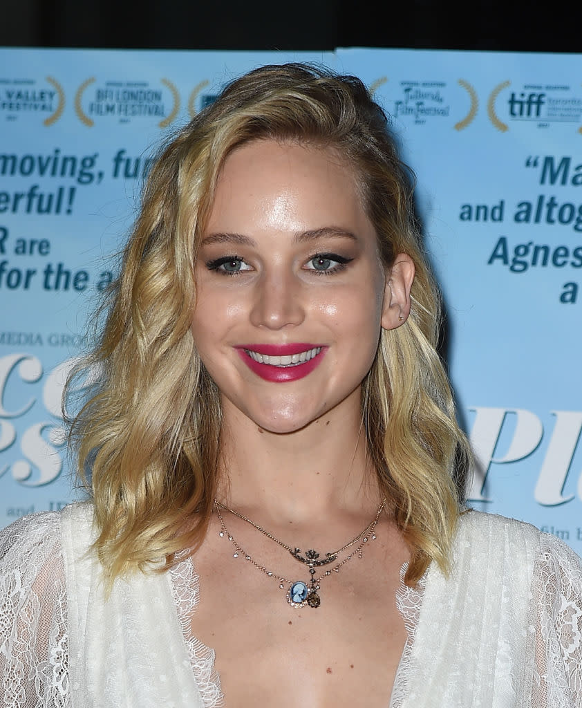 Jennifer Lawrence attends a premiere in October. (Photo: Kevin Winter/Getty Images)