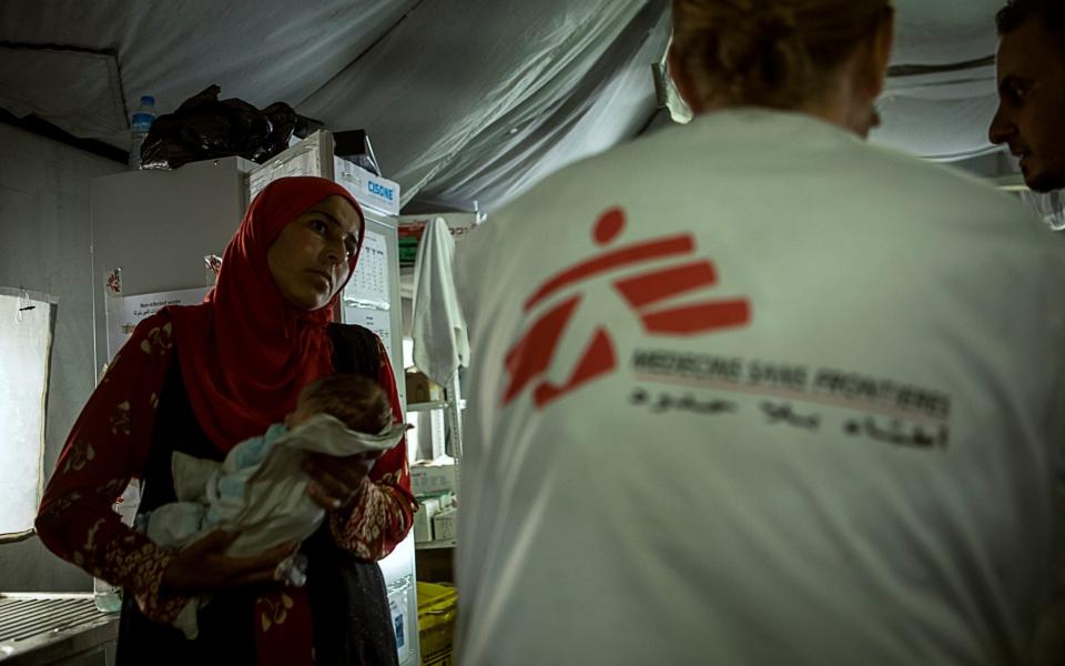 MSF In Qayyarah, a town some 60 kilometres south of Mosul, Iraq  -  HUSSEIN MSF