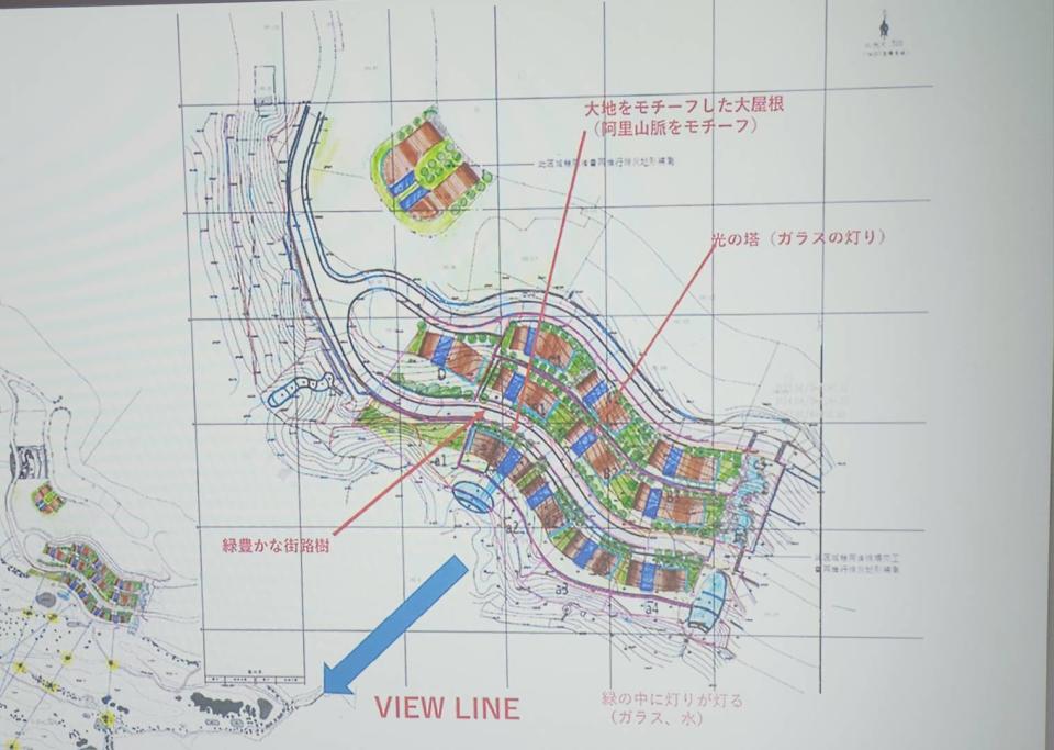 「12翫俱樂部」占地4000坪，將分割成帶建照的12塊土地，興建成12棟從270坪到629坪的別墅。