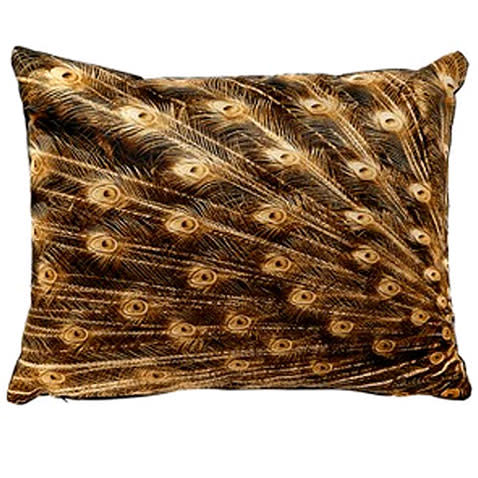 <b>Shake a tail feather cushion<br></b><br>Treat your sofa to a touch of Art Deco-style glamour with shimmering peacock feathers. Designed by Laurence Llewelyn-Bowen, this satin cushion (with velvet reverse) would look stunning placed at either end of a black or teal-coloured sofa. <br><br><b>£15, <a href="http://www.very.co.uk/laurence-llewelyn-bowen-shake-a-tail-feather-cushion/1118058423.prd?browseToken=/q/cushion/o/8" rel="nofollow noopener" target="_blank" data-ylk="slk:Very;elm:context_link;itc:0;sec:content-canvas" class="link ">Very </a></b>