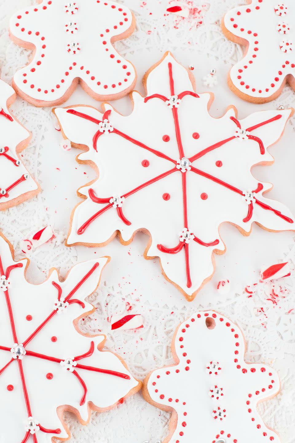 Candy Cane Sugar Cookies