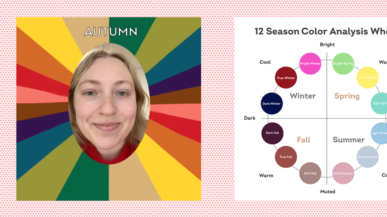 kate tiktok color filter 12 season color analysis wheel