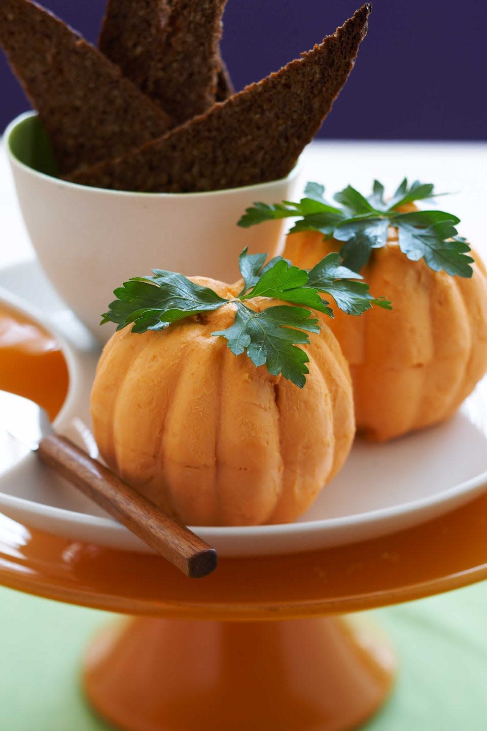 <p>Traditional cheese balls have nothing on these festive little pumpkins packed with savory flavor.</p><p><strong><em><a href="https://www.womansday.com/food-recipes/food-drinks/recipes/a10997/cheese-pumpkins-recipe-122452/" rel="nofollow noopener" target="_blank" data-ylk="slk:Get the Cheese Pumpkins recipe.;elm:context_link;itc:0;sec:content-canvas" class="link ">Get the Cheese Pumpkins recipe. </a></em></strong></p>