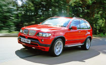 <p>Barely sneaking into our list, the BMW X5 was one of the first SUVs (sorry, BMW called it a Sports Activity Vehicle at the time) to give the Range Rover - briefly a sister car - <strong>a headache</strong>. It had all the luxuries of a 5 Series and even managed to drive like one too; a trick which no premium off-roader could match at the time.</p><p><strong>We found:</strong> 2001BMW X5 4.4i V8, 79,000 miles - £2500</p>