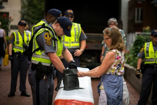 Security is high in Charlottesville ahead of the anniversary of deadly unrest triggered by a neo-Nazi rally