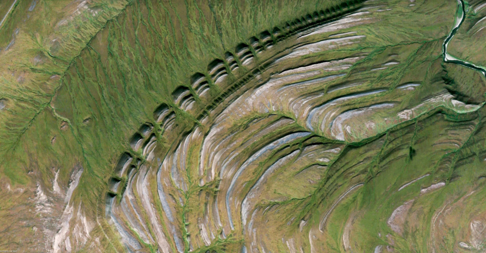 A Google Earth View of North Slope, USA (Google Earth)