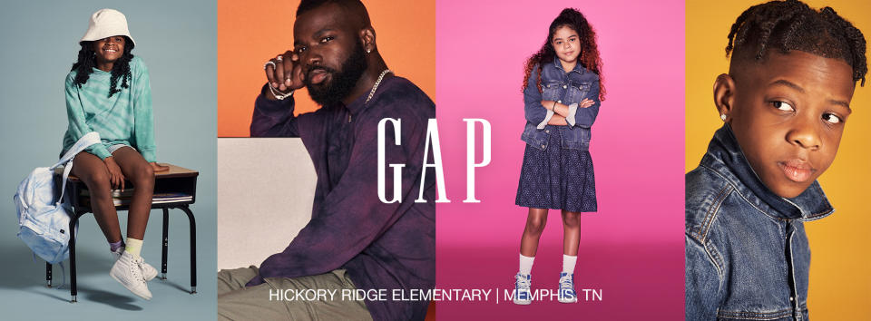 GapKids features teacher David Jamison and his students in new back-to-school campaign. - Credit: courtesy shot.