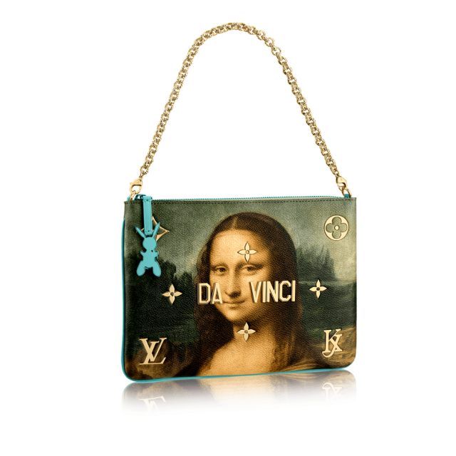 Jeff Koons puts the Mona Lisa on a Louis Vuitton bag