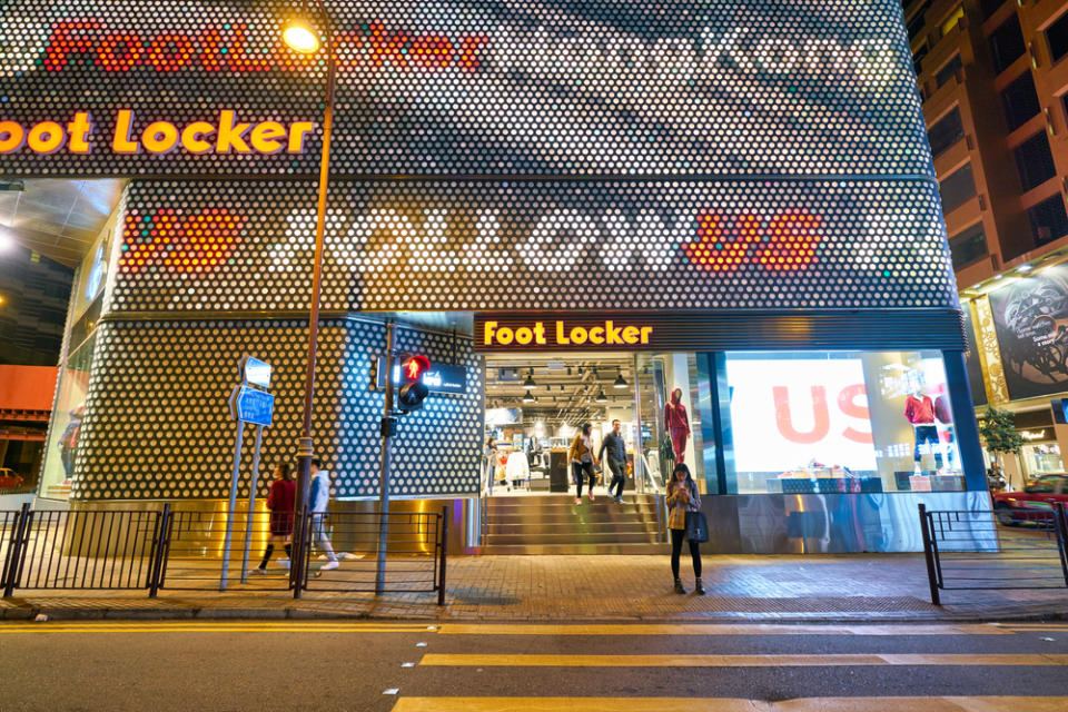 Foot Locker位於尖沙咀裕華國際大廈月租約230萬元的4層旗艦店（Shutterstock）