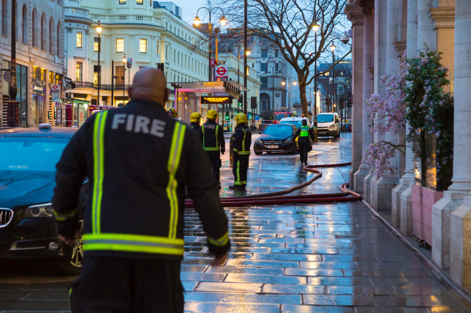 <em>London Fire Brigade ordered the evacuation of Heaven nightclub (SWNS)</em>