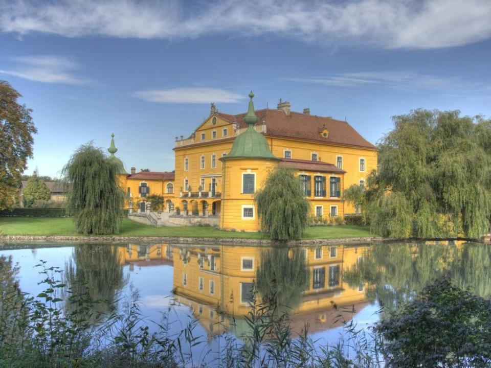 austrian yellow castle