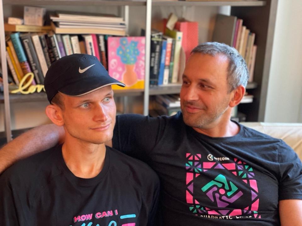 Vitalik and Dima Buterin