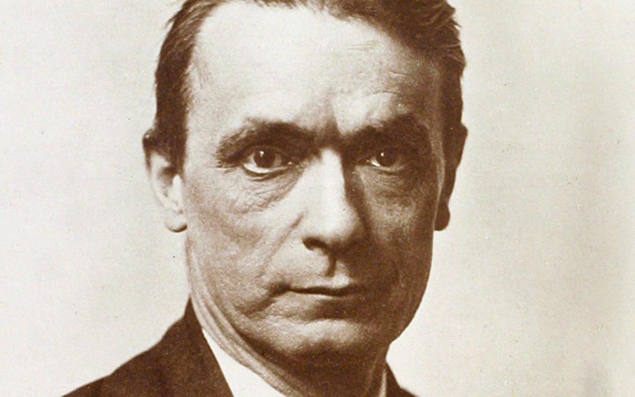 Rudolf Steiner (1861-1925), an Austrian philosopher, social thinker and esotericist, founded a spiritual philosophy known as Anthroposophy - Hulton Archive