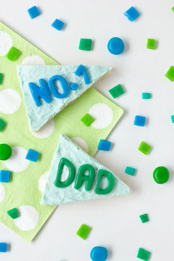 3) No. 1 Dad Father's Day Cookies