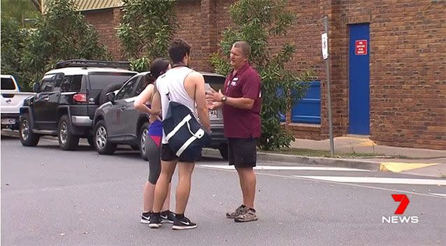 Gym-goers were turned away as investigations continue. Source: 7 News