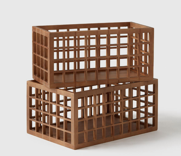 Marie Kondo Shoji Bamboo Pantry Bins