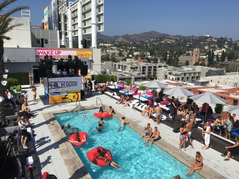 A weekend of workouts, with a side of pool party