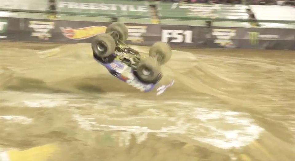 Monster truck monster jam flip highlights