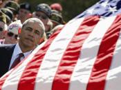 US-Präsident Obama bezeichnete die Strände der Normandie als «Brückenköpfe der Demokratie». Foto: Pascal Rossignol / Pool