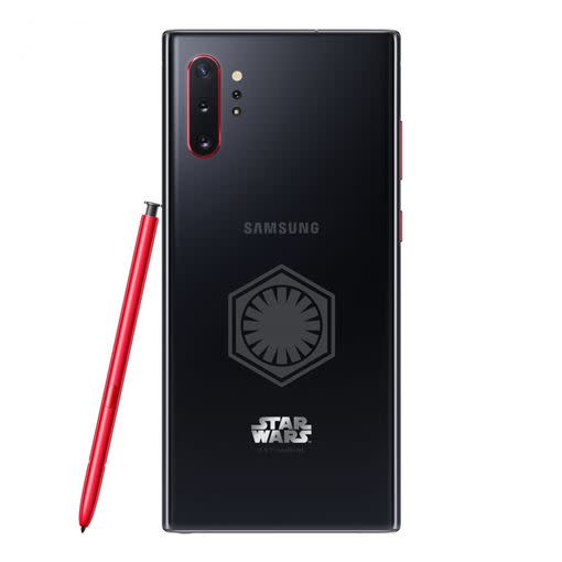 SAMSUNG Galaxy Note 10+ Star Wars Special Edition 以「凱羅忍」形象作為主視覺設計。（圖／翻攝自SAMSUNG 官網 ）