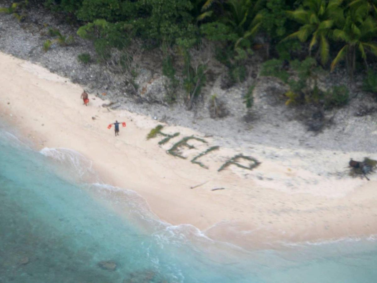 If you're stranded on an island, a 'HELP' sign can actually save you — but there's an even better way to get rescued