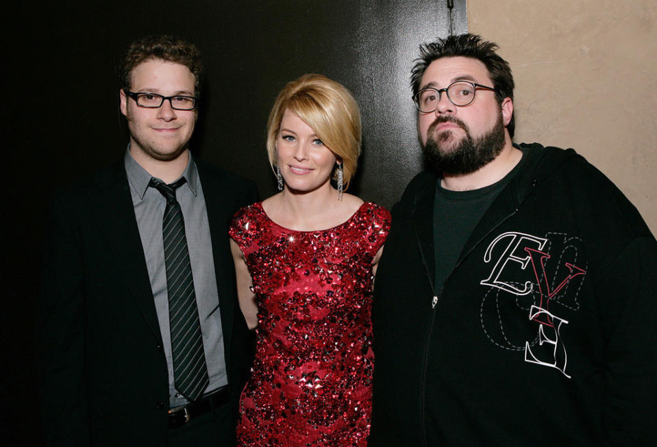 Zack and Miri Make a Porno LA Premiere 2008 Seth Rogen Elizabeth Banks Kevin Smith