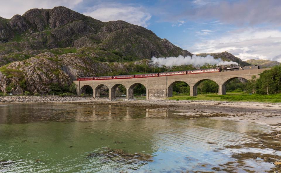 4) The Jacobite steam train running from Fort William to Mallaig